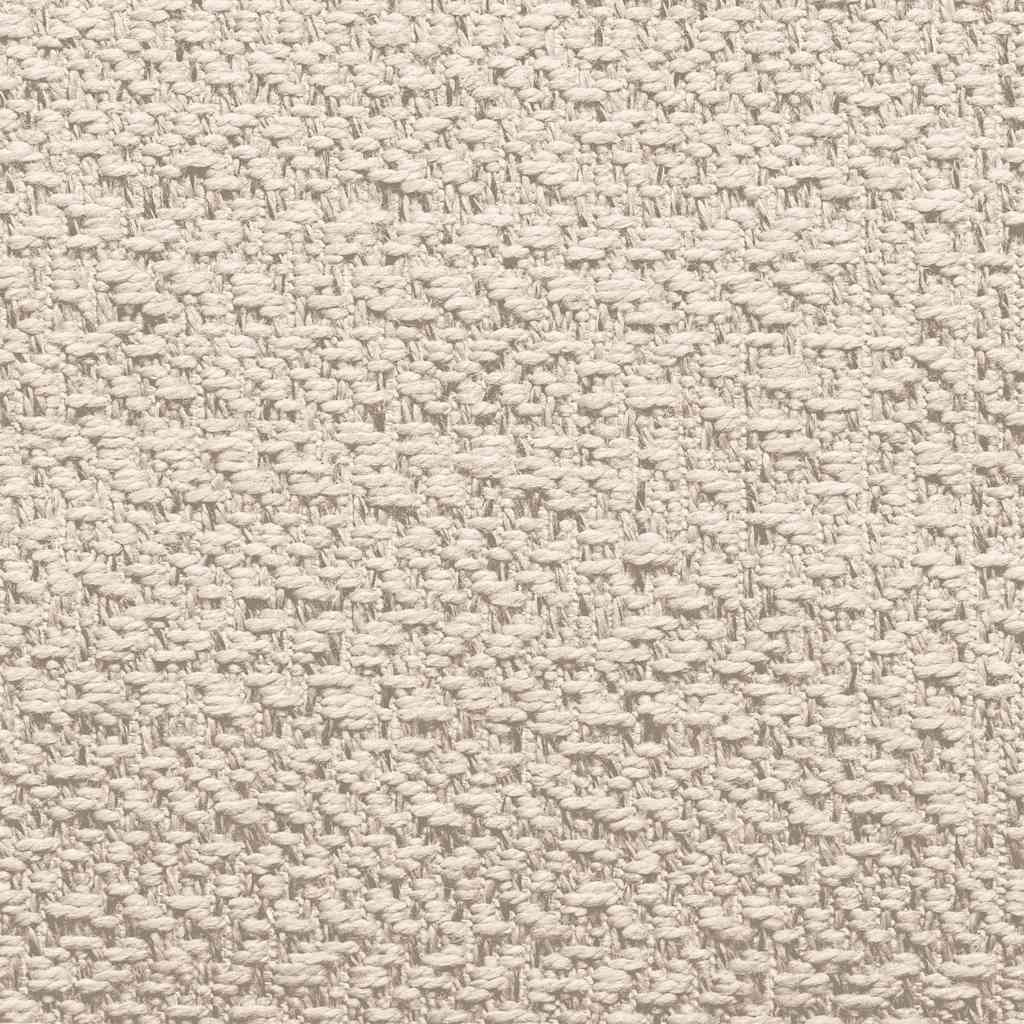 Rug ZIZUR Cream 120x120 cm Jute Look Indoor and Outdoor