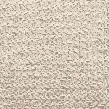 Rug ZIZUR Cream 240x240 cm Jute Look Indoor and Outdoor