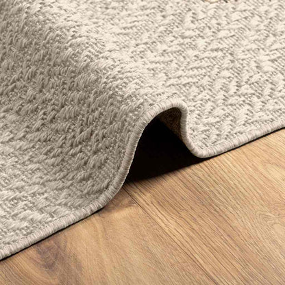 Rug ZIZUR Cream 60x110 cm Jute Look Indoor and Outdoor