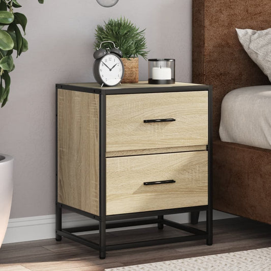 Bedside Cabinet Sonoma Oak 40x31x50 cm Engineered Wood