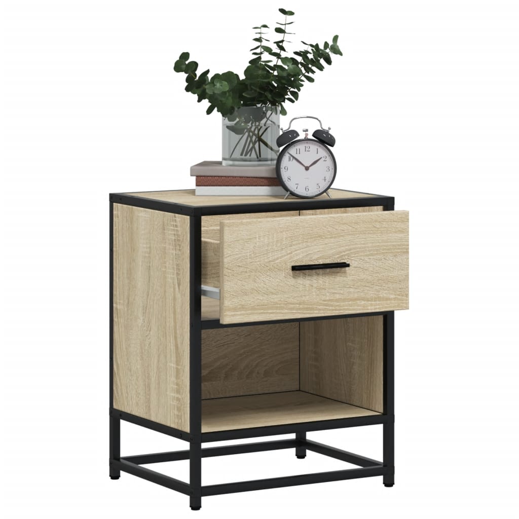 Bedside Cabinet Sonoma Oak 40x31x50 cm Engineered Wood