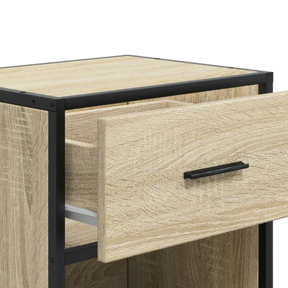 Bedside Cabinet Sonoma Oak 40x31x50 cm Engineered Wood