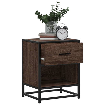 Bedside Cabinets 2 pcs Brown Oak 40x31x50 cm Engineered Wood