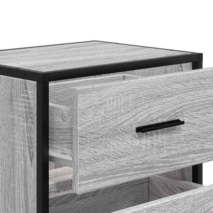 Wall-mounted Bedside Cabinets 2 pcs Grey Sonoma 40x31x39.5 cm