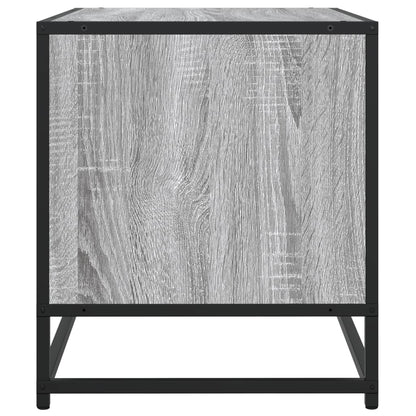 TV Cabinet Grey Sonoma 91x40x46 cm Engineered Wood and Metal