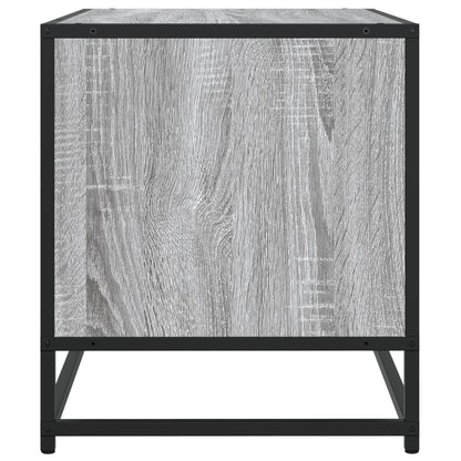 TV Cabinet Grey Sonoma 120.5x40x46 cm Engineered Wood and Metal