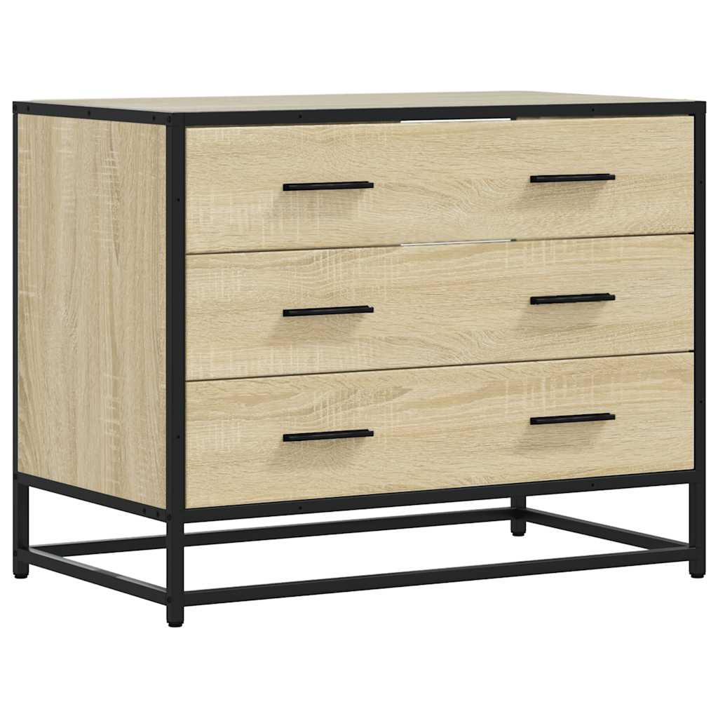 Drawer Cabinet Sonoma Oak 70x41x56 cm Engineered Wood