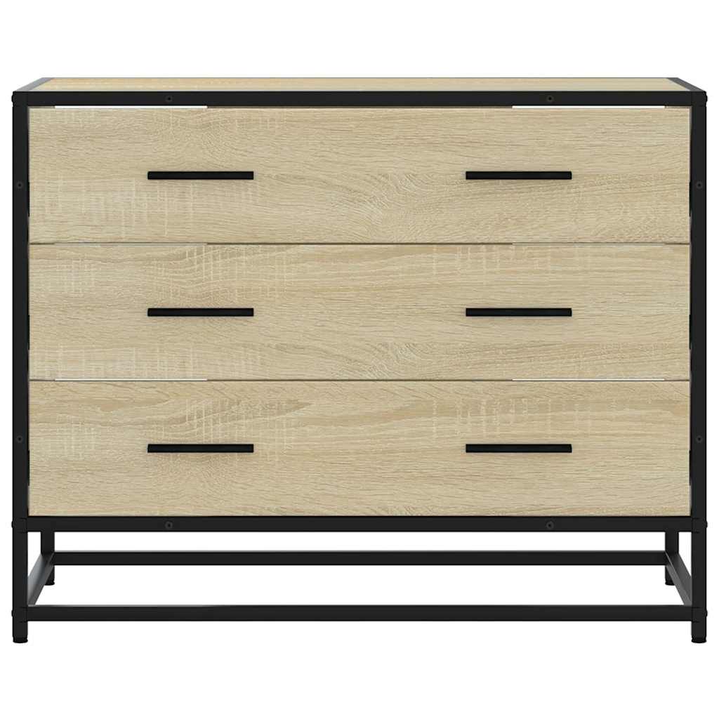 Drawer Cabinet Sonoma Oak 70x41x56 cm Engineered Wood