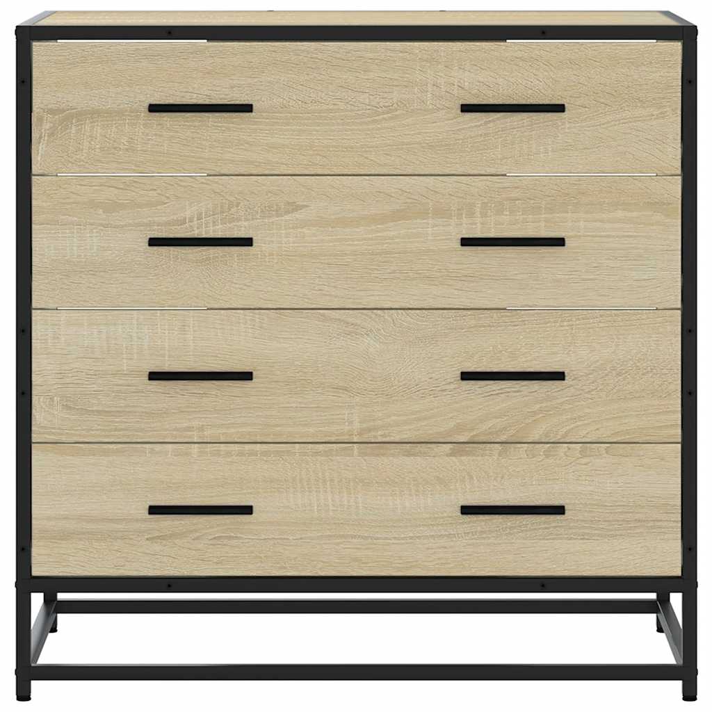 Drawer Cabinet Sonoma Oak 70x41x70 cm Engineered Wood