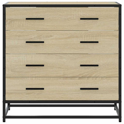 Drawer Cabinet Sonoma Oak 70x41x70 cm Engineered Wood