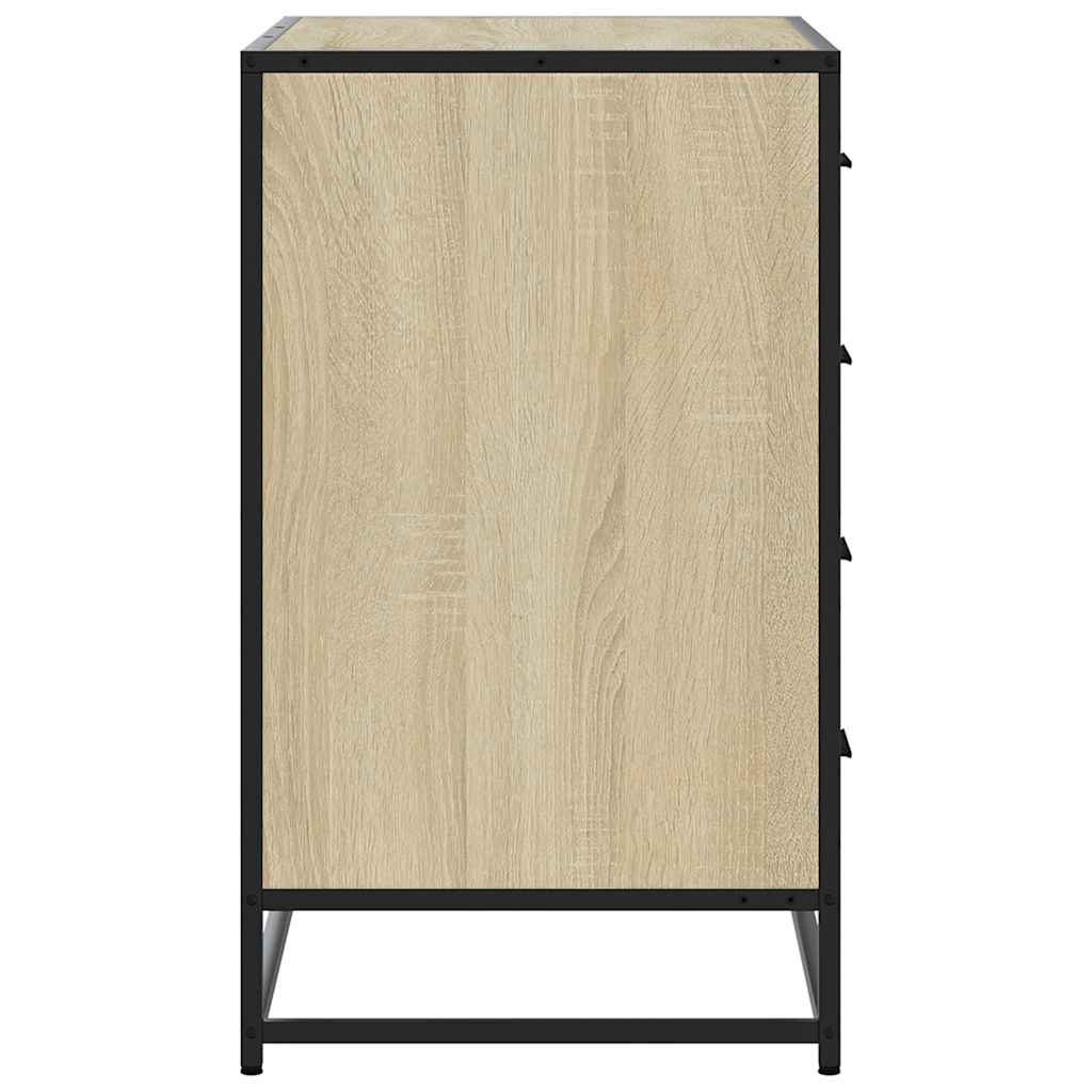 Drawer Cabinet Sonoma Oak 70x41x70 cm Engineered Wood