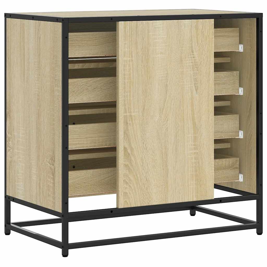 Drawer Cabinet Sonoma Oak 70x41x70 cm Engineered Wood