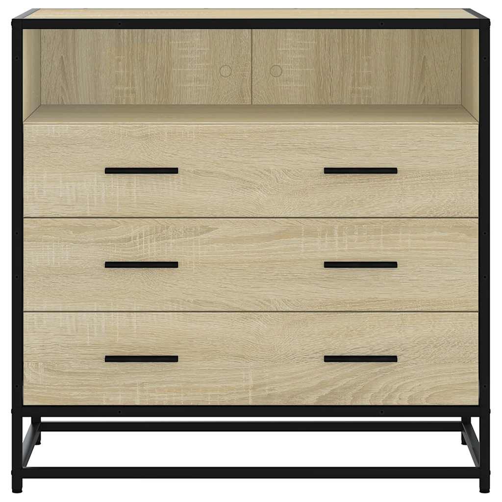 Drawer Cabinet Sonoma Oak 70x41x70 cm Engineered Wood