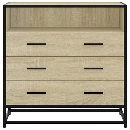 Drawer Cabinet Sonoma Oak 70x41x70 cm Engineered Wood