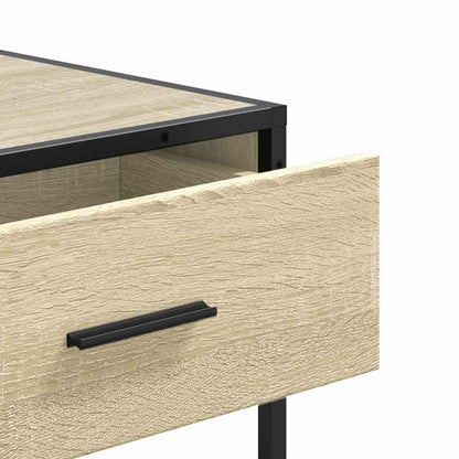 Console Table Sonoma Oak 90x35x80 cm Engineered Wood