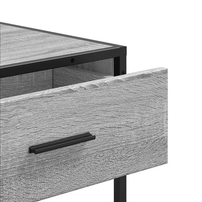 Console Table Grey Sonoma 90x35x80 cm Engineered Wood