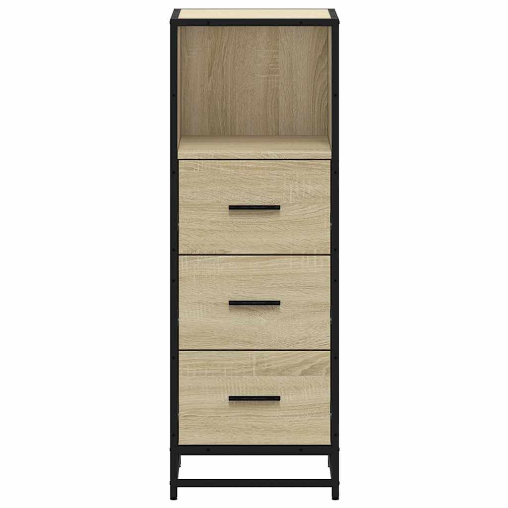 Bathroom Cabinet Sonoma Oak 35x37.5x100 cm Engineered Wood