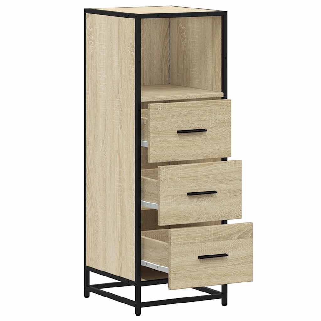 Bathroom Cabinet Sonoma Oak 35x37.5x100 cm Engineered Wood