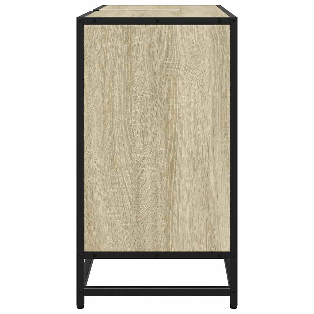 Bathroom Sink Cabinet Sonoma Oak 65x33x60 cm Engineered Wood