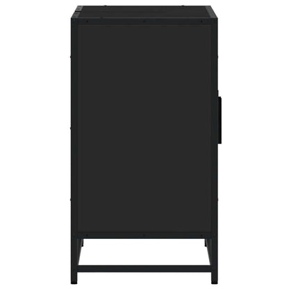 Bathroom Sink Cabinet Black 90x33x60 cm Engineered Wood