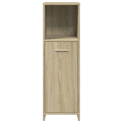 Bathroom Cabinet Sonoma Oak 30x30x95 cm Engineered Wood