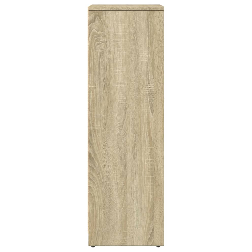 Bathroom Cabinet Sonoma Oak 30x30x95 cm Engineered Wood