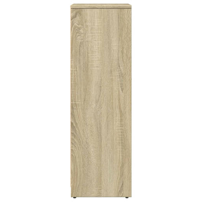 Bathroom Cabinet Sonoma Oak 30x30x95 cm Engineered Wood