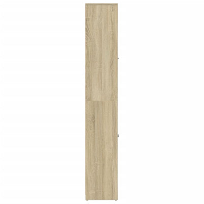 Bathroom Cabinet Sonoma Oak 30x30x183.5 cm Engineered Wood