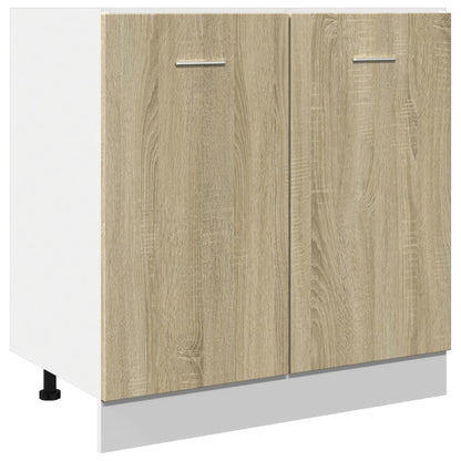 Bottom Cabinet Sonoma Oak 80x46x81.5 cm Engineered Wood