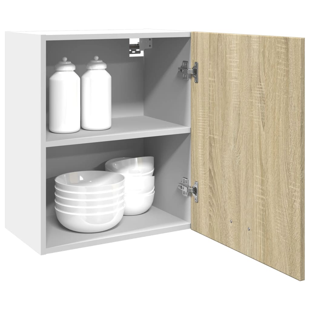 Wall Mounted Cabinets 2 pcs Sonoma Oak 50x31x60 cm Engineered Wood