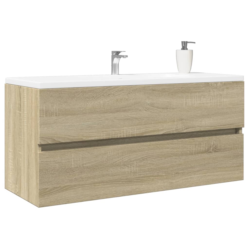 Bathroom Sink Cabinet Sonoma Oak 100x38.5x45 cm Engineered Wood