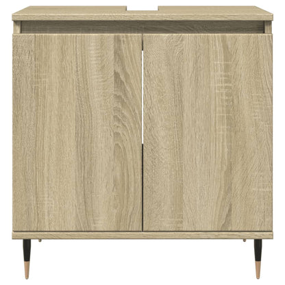 Bathroom Cabinet Sonoma Oak 58x33x60 cm Engineered Wood