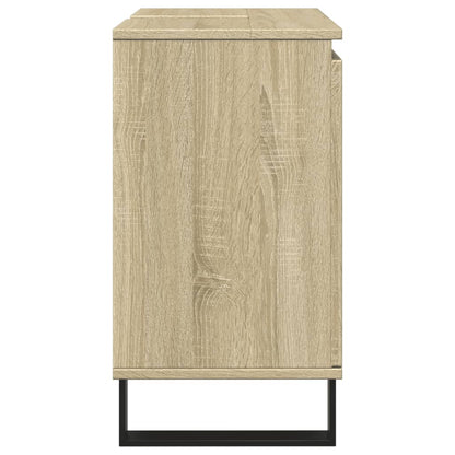 Bathroom Cabinet Sonoma Oak 58x33x60 cm Engineered Wood