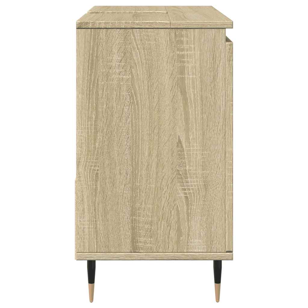 Bathroom Sink Cabinet Sonoma Oak 65x33x60 cm Engineered Wood