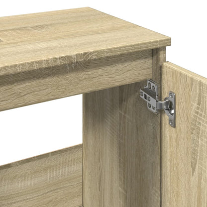 Bathroom Sink Cabinet Sonoma Oak 65x33x60 cm Engineered Wood