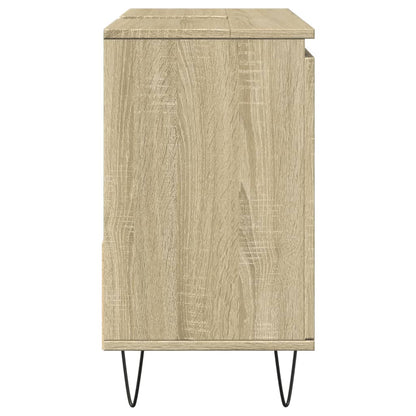 Bathroom Cabinet Sonoma Oak 65x33x60 cm Engineered Wood