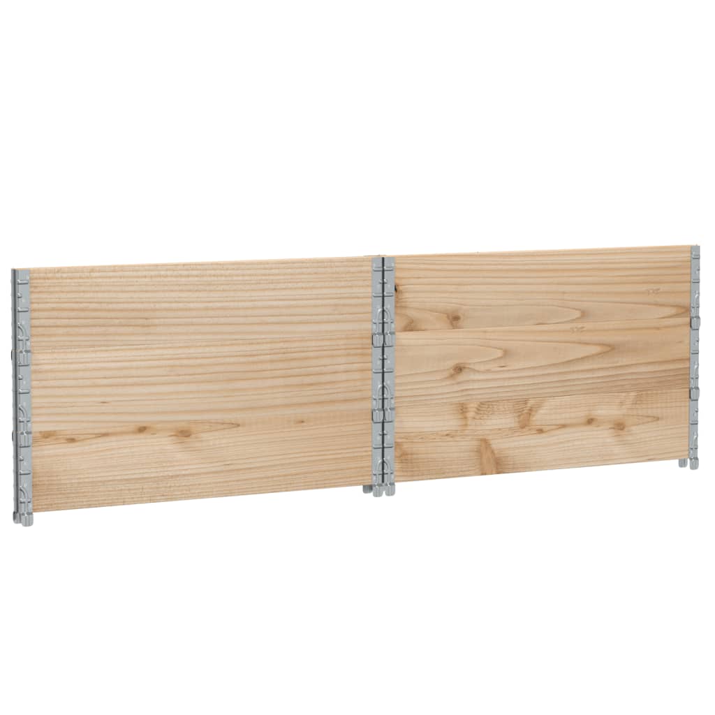 Pallet Collars 3 pcs 100x100 cm Solid Wood Pine