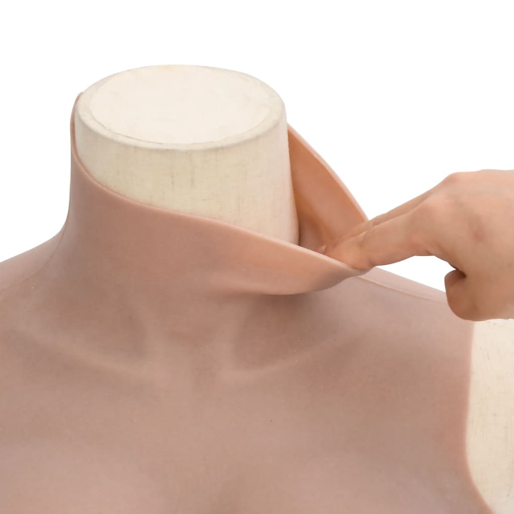 Silicone Breastplate Tan E Cup