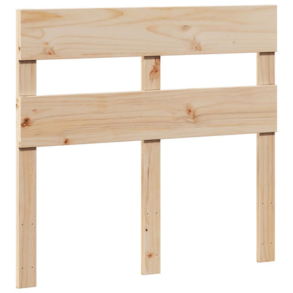 Bed Frame without Mattress 100x200 cm Solid Wood Pine