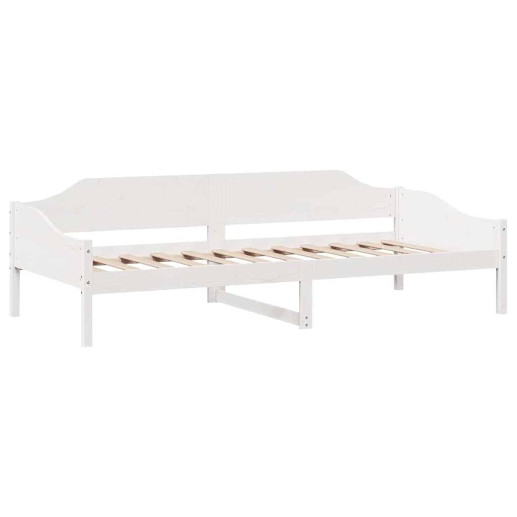 Bed Frame without Mattress White 80x200 cm Solid Wood Pine