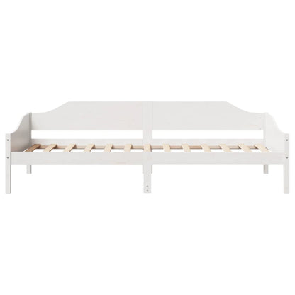 Bed Frame without Mattress White 80x200 cm Solid Wood Pine