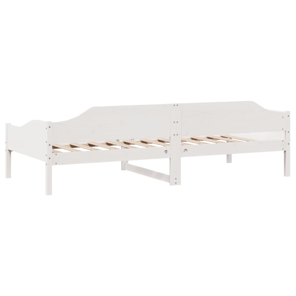 Bed Frame without Mattress White 80x200 cm Solid Wood Pine