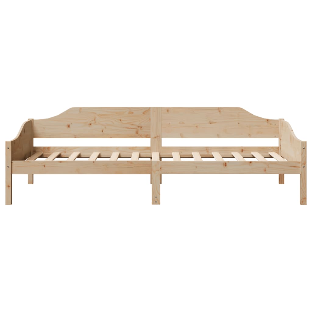 Bed Frame 90x190 cm Single Solid Wood Pine