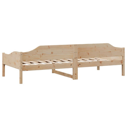 Bed Frame 90x190 cm Single Solid Wood Pine