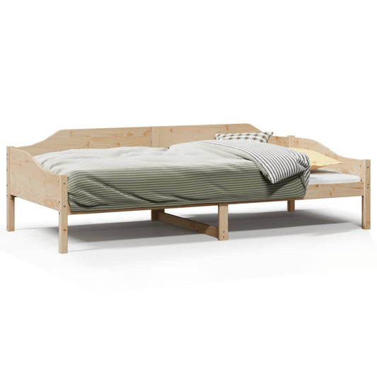 Bed Frame 90x190 cm Single Solid Wood Pine