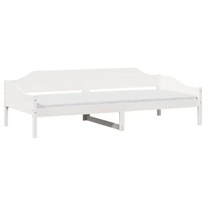 Bed Frame without Mattress White 90x190 cm Single Solid Wood Pine