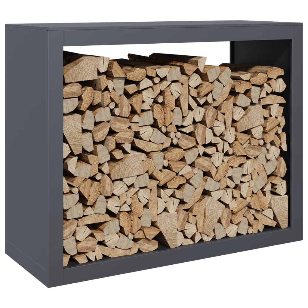 Firewood Rack Anthracite 100x40x80 cm Steel