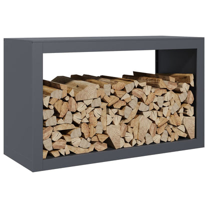 Firewood Rack Anthracite 100x40x60 cm Steel