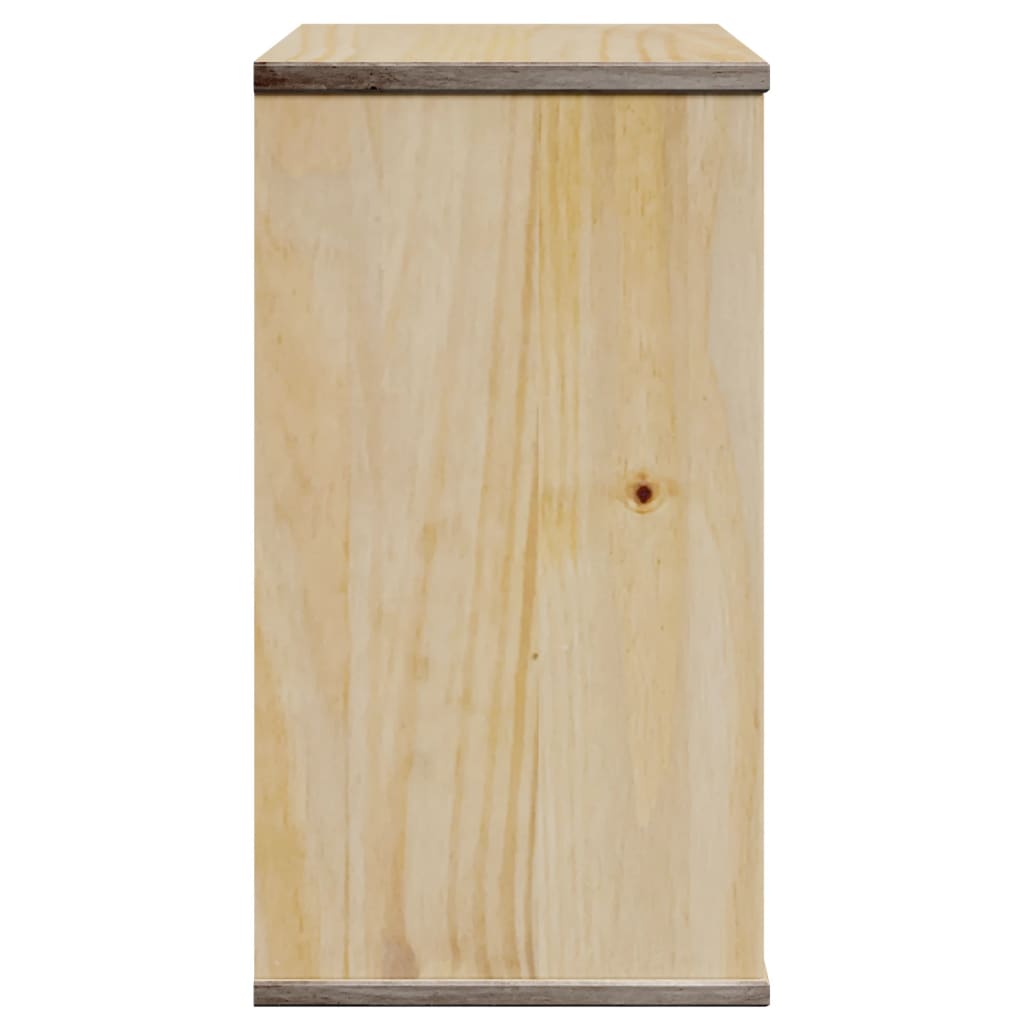 Bathroom Wall Cabinet OTTA 35x30x55 cm Solid Wood Pine