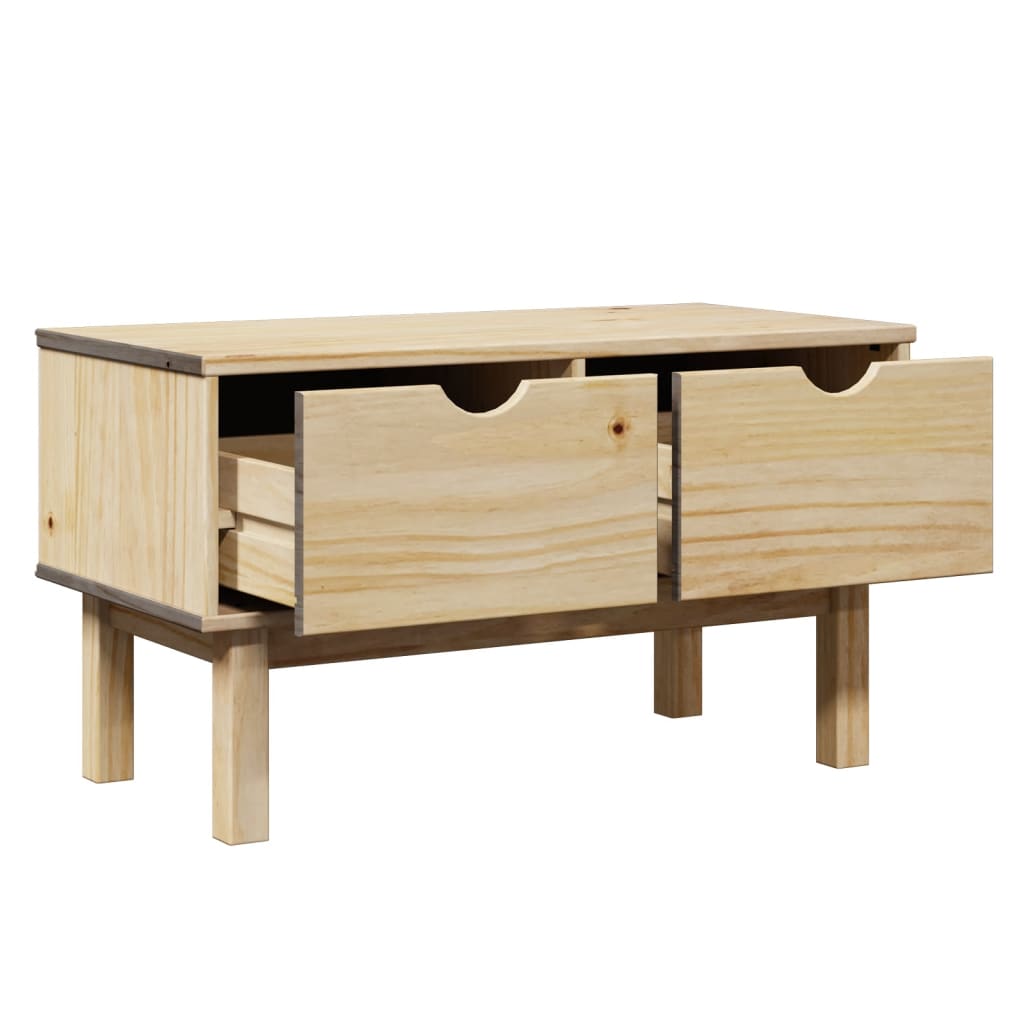 Hallway Bench OTTA 80x40x45 cm Solid Wood Pine